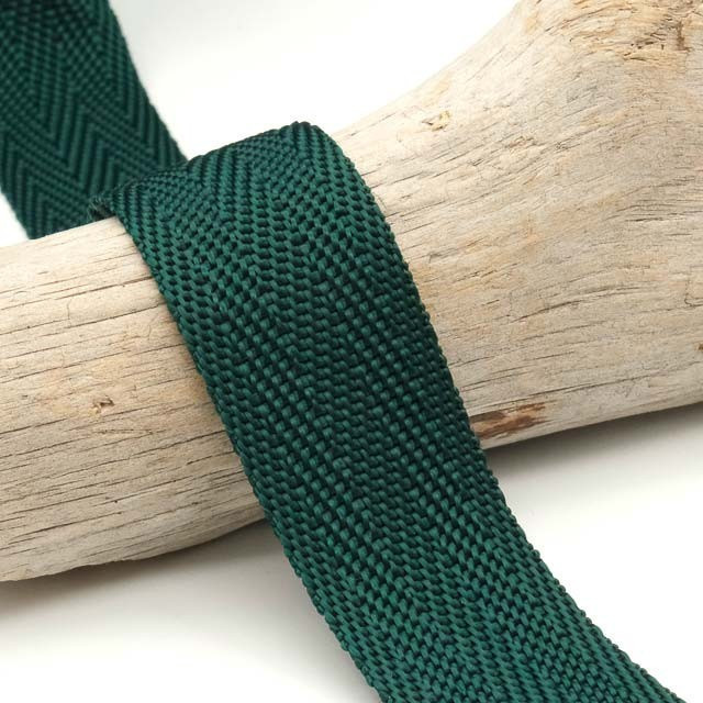 30mm Pine Green Polypropylene Strap - Maison Klem
